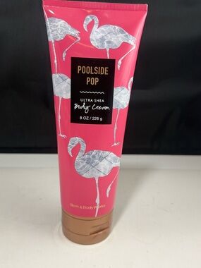 Bath and body poolside pop body cream 8 Oz Favorite Summer Scent